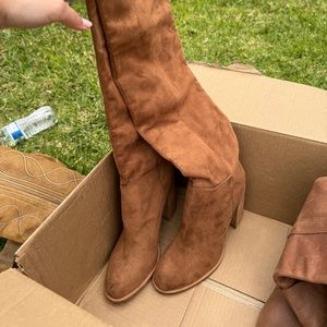 Brown boots